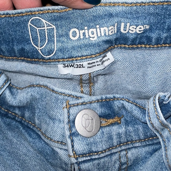 Original use men’s slim taper jeans 34x32 - Picture 6 of 6